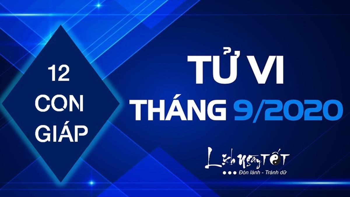 Thông tin tử vi tháng 9 dương lịch của 12 con giáp