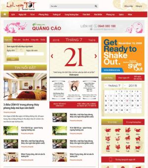 Chuyên trang Lichngaytot.vn: Giao diện mới, tầm cao mới