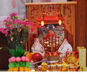 Bố trí ban Thần Tài đúng chuẩn