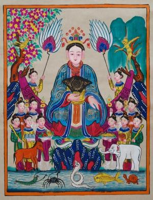 Sự tích Mẫu Thượng Ngàn giúp dân chống ngoại xâm