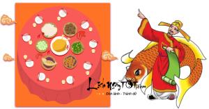 Hướng dẫn mâm cỗ cúng ông Công ông Táo đúng chuẩn