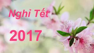 Đã có đề xuất phương án lịch nghỉ Tết Đinh Dậu 2017