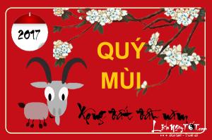 Xem tuổi xông nhà 2017 cho gia chủ tuổi Quý Mùi