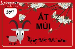 Xem tuổi xông nhà 2017 cho gia chủ tuổi Ất Mùi