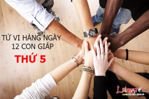 Tử vi thứ 5 ngày 12/1/2017 của 12 con giáp