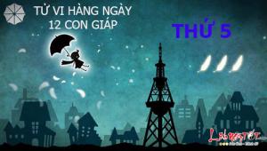 Tử vi thứ 5 ngày 5/1/2017 của 12 con giáp