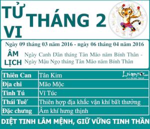 Xem tử vi tháng Hai âm lịch năm Bính Thân của người tuổi Dần