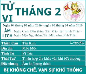 Xem tử vi tháng Hai âm lịch năm Bính Thân của người tuổi Thìn