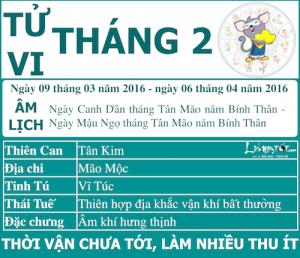 Xem tử vi tháng Hai âm lịch năm Bính Thân của người tuổi Tý