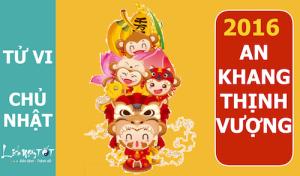 Tử vi Chủ Nhật của 12 con giáp (7/2/2016)