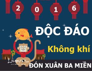 Infographic: Sự khác biệt độc đáo đầy thú vị về tục lệ đón Tết chào Xuân khắp 3 miền