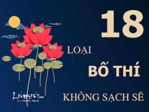 Infographic: 18 loại bố thí không sạch sẽ làm xấu chân lý nhà Phật