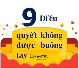 9 điều QUYẾT KHÔNG buông tay trong cuộc sống