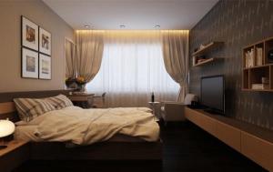 Dùng rèm ngăn chặn sát khí từ cửa xông vào nhà