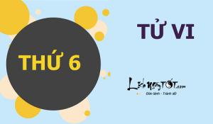 Tử vi thứ Sáu ngày 10/6/2016 của 12 con giáp