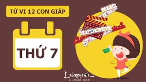 Tử vi thứ 7 ngày 20/8/2016 của 12 con giáp