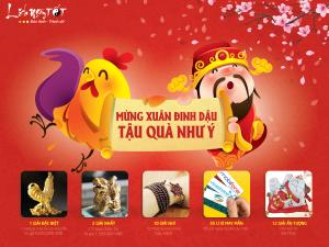 Mini game: Mừng Xuân Đinh Dậu, Tậu Quà Như Ý với tổng giá trị giải thưởng lên tới 30 TRIỆU ĐỒNG