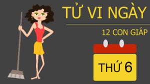 Tử vi thứ Sáu ngày 13/1/2017 của 12 con giáp