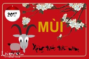 Xem tuổi xông đất năm 2017 cho người tuổi Mùi