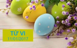 Tử vi thứ 4 ngày 11/1/2017 của 12 cung hoàng đạo