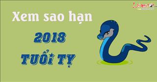 Xem sao hạn năm 2018 cho người tuổi Tỵ: Tân Tỵ, Quý Tỵ, Ất Tỵ, Đinh Tỵ, Kỷ Tỵ