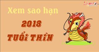 Xem sao hạn năm 2018 cho tuổi Thìn: Canh Thìn, Nhâm Thìn, Giáp Thìn, Bính Thìn, Mậu Thìn