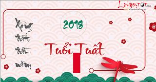 Chọn TUỔI XÔNG NHÀ 2018 cho người tuổi Tuất mạnh mẽ đương đầu Thái Tuế