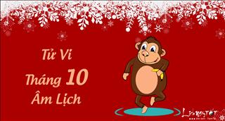 Tử vi tháng 10 âm lịch năm 2017 của người tuổi Thân