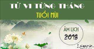 Tử vi tuổi Mùi 2018: Tổng quan tử vi 12 tháng năm Mậu Tuất 2018 của tuổi Mùi