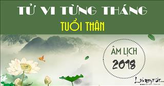Tử vi tuổi Thân 2018: Tổng quan tử vi 12 tháng năm Mậu Tuất 2018 của tuổi Thân