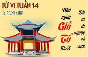 Tử vi tuần mới từ 3-9/4/2017 của 12 con giáp