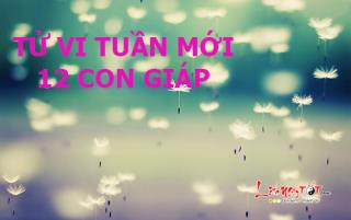 Tử vi tuần mới từ 24 - 30/4/2017 của 12 con giáp