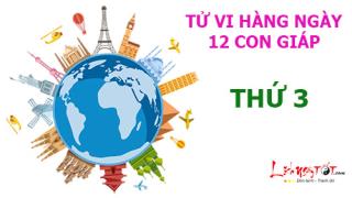Tử vi thứ 3 ngày 25/4/2017 của 12 con giáp