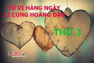 Tử vi thứ 3 ngày 25/4/2017 của 12 cung hoàng đạo