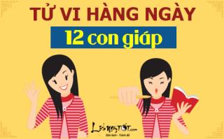 Tử vi thứ 2 ngày 1/5/2017 của 12 con giáp