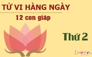 Tử vi thứ 2 ngày 15/5/2017 của 12 con giáp