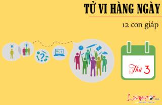 Tử vi thứ 3 ngày 30/5/2017 của 12 con giáp