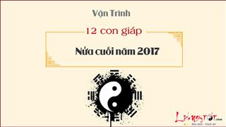 Vận trình hung cát của 12 con giáp nửa cuối năm 2017