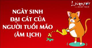 Ngày sinh đại cát của người tuổi Mão (Âm Lịch)