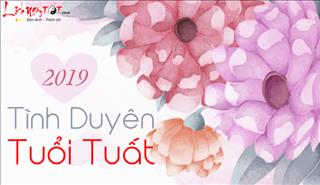 Tử vi TÌNH DUYÊN TUỔI TUẤT 2019: Tình yêu phơi phới, gương vỡ lại lành