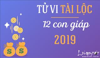 TỬ VI TÀI LỘC 12 con giáp năm 2019: Tuổi nào kiếm tiền như hái, tuổi nào khởi nghiệp thành công?