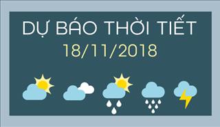 Dự báo thời tiết hôm nay 18/11: Bắc bộ đón không khí lạnh tăng cường