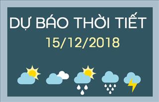 Dự báo thời tiết hôm nay 15/12: Bắc Bộ trời nhiều mây, Nam Bộ mây thay đổi