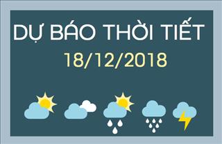 Dự báo thời tiết hôm nay 18/12: Miền Bắc trời nắng hanh, miền Trung và Nam Bộ có mưa và mưa rào vài nơi