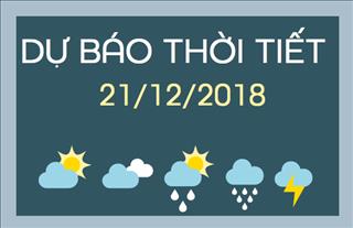 Dự báo thời tiết hôm nay 21/12: Nắng hanh ở miền Bắc vẫn chưa có dấu hiệu kết thúc