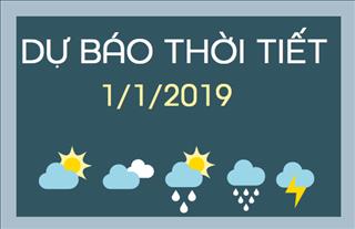 Dự báo thời tiết hôm nay 1/1: Tết Dương lịch 2019 miền Bắc rét đậm, rét hại, vùng núi cao có mưa tuyết và băng giá