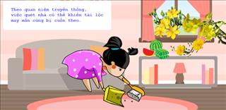 90% bạn không biết tại sao phải kiêng quét nhà ngày Tết