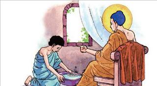 Vì sao Đức Phật bắt con uống nước rửa chân bẩn thỉu?