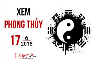 Xem phong thủy hàng ngày: Chủ nhật ngày 17/6/2018