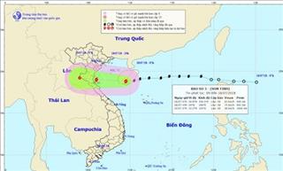 Bão số 3 suy yếu thành áp thấp nhiệt đới, nhiều tỉnh thành mưa rất to